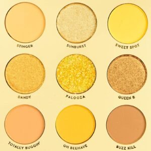 Colourpop Eyeshadow Palette Matte Metallic Glitter Pigmented UH HUH HONEY- yellows golds